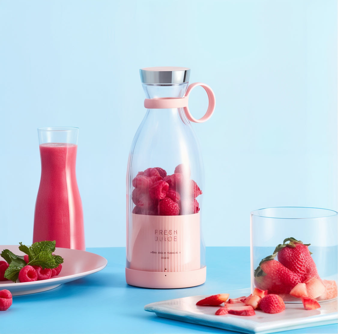 Electric Portable Mini Juicer Bottle